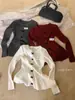 Liquidación, Sin Devoluciones ni Cambios: Suéter de Punto Informal Estilo Coreano Verde Limón Té Verde Principios de Primavera con Lazo Versátil Ajustable a la Cintura Adelgazante Cuello Redondo para Mujer