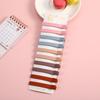 [Paquete de 10] Pasador para Flequillo Color Caramelo de 8 cm Estilo Coreano Pinza de Pato Lacada para Maquillaje de Mujer Pinza Lateral para Lavar