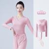 Top de Dança Ballet Adulto Feminino Moderno Clássico Body Rhyme Alça de Tricô Vestido Body Vestido de Prática de Dança Chinesa Top