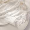Ropa interior de encaje satinado estilo Lujuria Pura Francesa para mujer Sexy 2025 Nuevo Malla Seda de Hielo Entrepierna de Algodón Puro Ropa interior para mujer