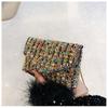 Bolsas Transfronteiriças, Bolsas Femininas Populares, Correntes, Bolsas Quadradas Pequenas Super Brilhantes Cravejadas de Diamantes, Bolsas Transversais, Bolsas de Festa Versáteis e da Moda para Celebridades