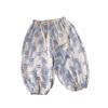 Pantalones antimosquitos para niños, pantalones bombachos finos informales de verano para niños y niñas, pantalones deportivos transpirables de estilo occidental para bebés.