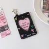 Hisocute Estilo Coreano Colección de Portatarjetas de 3 pulgadas, Almacenamiento de Fotos de Celebridades y Colgador de Exhibición con Cubierta Protectora, Múltiples Estilos Disponibles