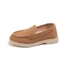 Zapatos elegantes sin cordones para niños, nuevos zapatos casuales de primavera y otoño para niños, mocasines versátiles de suela suave para bebé