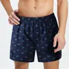 Pantalones de Casa Nuevos para Hombre Tejidos Estampados Moda Pantalones Flecha Sueltos Transpirables Talla Grande Calzoncillos Tipo Boxer Transfronterizos