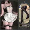 Lingerie Sexy Noite Dourada, Traje de Empregada Sedutora, Uniforme de Empregada Sexy e Quente, Pijama Puro Desejo, Qqny Provocante