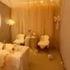 Decoração de Casamento Cortina Ondulada de Teto para Esconder Imperfeições, à Prova de Poeira, Montagem de Ambiente para Salão de Beleza Quarto, Adereços de Véu de Teto