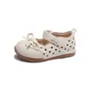 Outono 2026 Novos Sapatos Infantis Estilo Coreano Meninas Solado Macio Laço Sapatilhas de Princesa para Meninas Jovens Sapatos de Couro Modernos