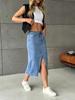 Jiajun Transfronteiriço Sazonal Xintang Capital Cowboy Jeans Crochê Meio Comprimento Roupas Juvenis Feitas Sob Medida