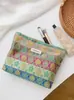 Bolsa de Maquillaje Artística Guofeng de Gran Capacidad Bolsa de Almacenamiento para Cuidado de la Piel Bolso de Mano Portátil Bolsa Interior para Viaje Neceser