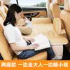 Cama Inflable para Coche de Dos Plazas con Almohadilla Niveladora de Asiento Integrada, Inflado y Desinflado Automático con un Solo Toque, Convierte el Asiento Trasero en una Superficie Plana en Segundos