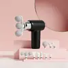 Pistola de fascia de tres cabezales, mini masajeador doméstico transfronterizo, pistola de fascia para cuello, regalo de masaje multifuncional, al por mayor