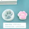 Molde de silicone combinado de garra de gato, pinça de descompressão, vela de aromaterapia, molde de bolo de mousse de sorvete de chocolate