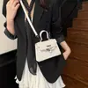 Bolso Kelly de Cocodrilo de Alta Gama para Mujer 2026 Nuevo Bolso de Mano Retro de Moda Bolso de Hombro Cruzado