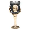 Nueva Taza de Calavera y Garra Resina Acero Inoxidable Taza para Beber Calavera Decoración de Bar Taza de Cerveza de Gran Capacidad