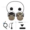 Auriculares Tácticos de Comunicación Bluetooth M300 Montados en Casco para Deportes al Aire Libre Campo de Tiro Orejeras Insonorizadas Montadas en Casco Fabricante