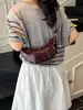 Bolso de Media Luna Texturizado Transfronterizo 2024 Otoño/Invierno Nuevo Bolso para Mujer, Bolso de Hombro con Diseño de Nicho, Bolso Cruzado Retro Simple, Moderno