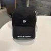 Boné de Baseball para Mulheres, Estilo Coreano, Letras Pequenas Simples, Chapéu Casual com Aba Curva, Boné com Aba Bordada de Letras Versátil para Rua