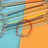 Pulseira de Corda de Cera Colorida Fivela Dupla Acessórios DIY Modelo Mini Simulado Acessórios de Corda para Pingente de Caneca Térmica