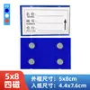 Etiquetas para estantes, letreros de identificación magnéticos para almacén, tarjetas de gestión de inventario, pegatinas magnéticas, etiquetas magnéticas flexibles