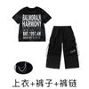 Ropa de Moda Hip-hop Traje de Hip-hop para Niños Verano de Manga Corta Jazz para Niñas Hiphop para Niños Ropa de Actuación Hip-hop