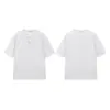 Ropa para la Vida: Camiseta Henley de Satén Texturizado de Manga Corta para Hombre y Mujer, Tendencia Gris Casual Old Money
