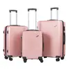 Maleta de Cabina Abs de 20 pulgadas con Personalización Transfronteriza, Gran Capacidad, Cerradura de Contraseña, Adecuada para Bodas y Viajes, Disponible en Múltiples Colores