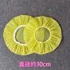 Touca de Banho Cor Sólida Camada Única Espessada Impermeável Chuveiro PEVA Banho Banho Filme para Cabelo Touca de Banho Cobertura Impermeável para Cabeça Cobertura de Cabelo