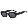 2023 nuevas gafas de sol de marco pequeño ovalado, marco multicolor, lente, moda, personalidad, estilo y2g, hombres y mujeres