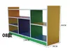 Estante para Jardim de Infância Armário Combinado de Brinquedos Infantis Armário de Armazenamento com Formato de Desenho Animado Armazenamento de Madeira Placa à Prova de Fogo Estante de Livros