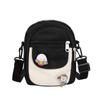 Bolsa de Tela Linda de Macarrón 2022 Moderna Estilo Japonés Chica Estilo Harajuku Hombro Cruzado Bebé Saliente Bolso