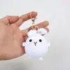 Boneca de Lã Crochê Feita à Mão Pingente de Crochê Capivara Porquinho da Índia Aquático Transfronteiriço Boneca de Crochê Feita à Mão Produto Acabado