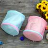 Fábrica Cabello Lacio Azul Rosa Bolsa de Lavandería Cremallera Redonda Malla Bolsa para Ropa Interior Ropa Interior Sujetador Bolsa Especial para Lavado