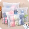 Bolsa de viaje para guardar ropa, bolsa autosellada esmerilada, bolsa impermeable para guardar ropa interior, bolsa sellada, suministro directo