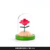 Figura de Príncipe Decoración de Zorro Flor Eterna Linda Resina Adorno de Escritorio Coche Figura Hecha a Mano
