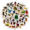 50 pegatinas realistas de insectos amazon AliExpress shein transfronterizo araña lagarto pegatinas realistas de insectos diy