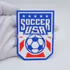 Ropa Deportiva de Fútbol Personalizada de Fábrica Transferencia Térmica de Silicona Etiqueta de Impresión de Placa Gruesa de Silicona Etiqueta de Silicona Impresión Estéreo Etiqueta Caliente