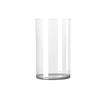 Vaso de acrílico com garrafa fina para florista, tubo reto transparente, garrafa hidropônica, garrafa ecológica, conjunto decorativo simples de flores redondas