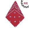 Bolsa Cuadrada de Algodón Estilo Estrella Misma Estrella Turban Doble Flor de Anacardo Ameba Bufanda Turban Hip-hop para Hombres y Mujeres Explosiones Transfronterizas