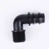 16 20PE Accesorios para Tubería Riego por Goteo Conector Recto de Barbilla Codo Rodamiento Codo de Barbilla Aspersor de Invernadero Conector Positivo en T Tapón