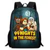 Mercancía de Juego Mochila de Dibujos Animados 99 Noches en el Bosque para Estudiantes de Primaria y Secundaria