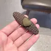 Pinza para el Cabello Retro con Flecos Accesorios para el Cabello Pinza para el Cabello Estampado de Leopardo Pinza de Pato Linda de Lana Barrette Estilo Pequeño Perfume Floral para Mujer Accesorios para el Cabello