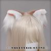 Clip para el cabello de orejas de bestia de simulación de felpa hecho a mano, accesorios para el cabello lindos, tocado de gato al por mayor, accesorios Lolita, clip para el cabello de orejas de gato