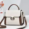 Bolsas Bolsas para Mujer 2025 Nuevo Estilo Coreano PU Bolso Cuadrado Pequeño de Alta Gama Versátil Bolso de Hombro Único Cruzado Bolsas para Dama Tendencia Transfronterizo