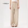 Pantalones de chándal de invierno nuevos para mujer, estilo coreano, tejido grueso, rayas verticales, cómodos, cálidos, holgados, versátiles, casuales, pantalones rectos