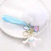 Llavero Colgante Sanrio Dibujos Animados Lindo Colgante Decoración de Bolsa Peluche Llavero de Kuromi Juguetes al por Mayor