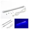 TEMU Explosiones Tubo de Luz Púrpura Luz Negra UV Lámpara de Curado Pegamento Sin Sombras LED UV Atmósfera Foco Fluorescencia