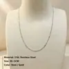 Estilo de Lujo Accesible Ins Francés Colgante Exquisito DIY Acero Inoxidable Chapado en Oro de 18K Coloridos 6*3mm Rectangulares Geométricos Accesorios