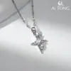 Joias Ai Tong: Colar de Luxo Leve Brilhante Estrela Cadente, Colar Simples Exquisito de Alta Qualidade, Lindo Colar de Moda Personalizado