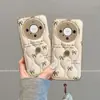 Adequado para Capa de Celular Huawei Mate60Pro Capa Mate50 de Nicho de Alta Qualidade Nova Camélia com Laço